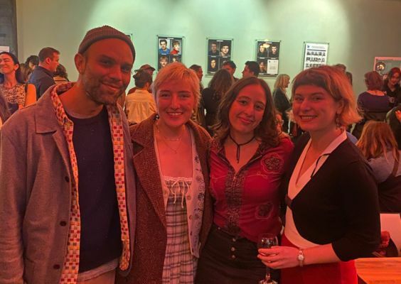 Graduate Directors Connor Mickiewicz, Alisha Finnerty, Zia Basbam, Friederike Karpf